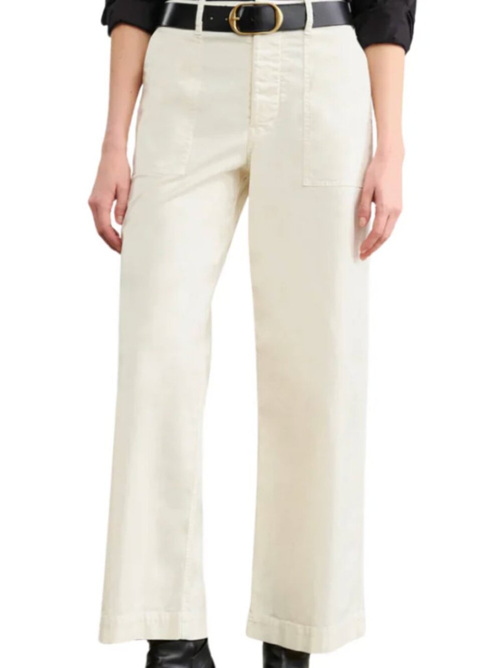Nili Lotan Leon Boy Pant in Stone